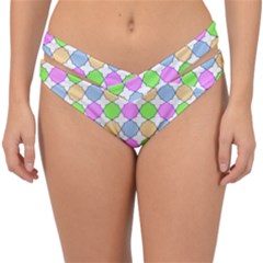 Quatrefoil Ii Double Strap Halter Bikini Bottoms by GardenOfOphir