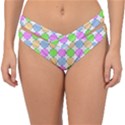 Quatrefoil Ii Double Strap Halter Bikini Bottoms View1