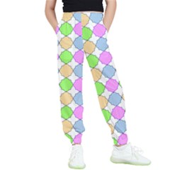 Quatrefoil Ii Kids  Elastic Waist Pants by GardenOfOphir