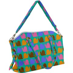 Slugs Canvas Crossbody Bag by GardenOfOphir