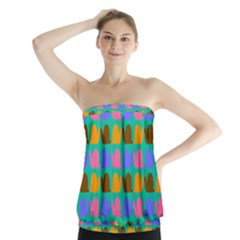 Slugs Strapless Top by GardenOfOphir