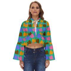 Slugs Boho Long Bell Sleeve Top by GardenOfOphir