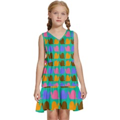 Slugs Kids  Sleeveless Tiered Mini Dress by GardenOfOphir