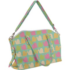 Slugs Pattern Canvas Crossbody Bag by GardenOfOphir