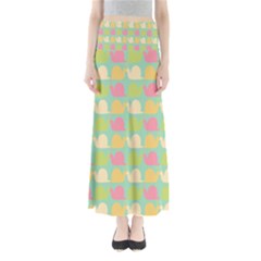 Slugs Pattern Full Length Maxi Skirt by GardenOfOphir