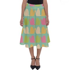 Slugs Pattern Perfect Length Midi Skirt by GardenOfOphir