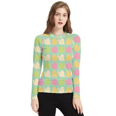 Slugs Pattern Women s Long Sleeve Rash Guard by GardenOfOphir