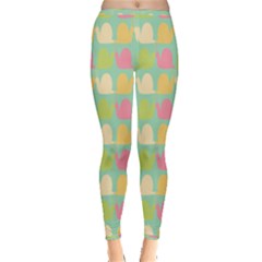 Slugs Pattern Inside Out Leggings by GardenOfOphir