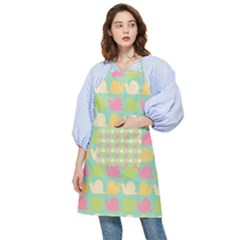 Slugs Pattern Pocket Apron by GardenOfOphir