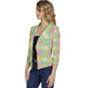 Slugs Pattern Women s Casual 3/4 Sleeve Spring Jacket View2