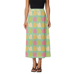 Slugs Pattern Classic Midi Chiffon Skirt by GardenOfOphir