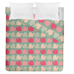 Colorful Slugs Duvet Cover Double Side (queen Size) by GardenOfOphir