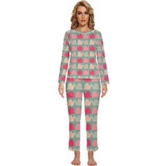 Colorful Slugs Womens  Long Sleeve Lightweight Pajamas Set by GardenOfOphir