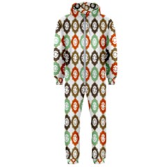 Quatrefoil Hooded Jumpsuit (men) by GardenOfOphir