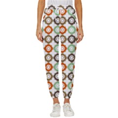 Quatrefoil Women s Cropped Drawstring Pants by GardenOfOphir