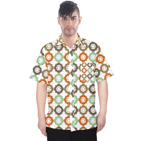 Quatrefoil Men s Hawaii Shirt by GardenOfOphir