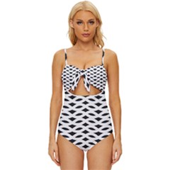 Pattern 73 Knot Front One-piece Swimsuit by GardenOfOphir