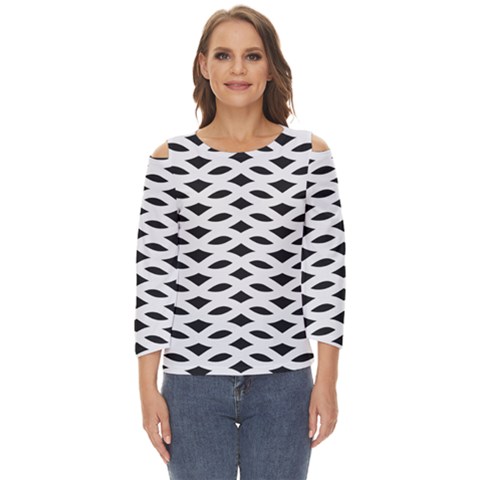 Pattern 73 Cut Out Wide Sleeve Top by GardenOfOphir