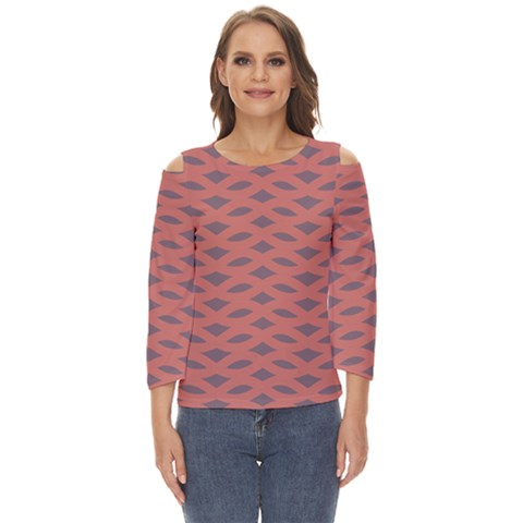 Lattice Iii Cut Out Wide Sleeve Top by GardenOfOphir