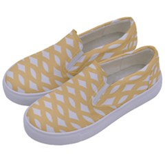 Lattice Ii Kids  Canvas Slip Ons