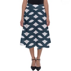 Lattice Pattern Perfect Length Midi Skirt by GardenOfOphir