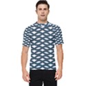 Lattice Pattern Men s Short Sleeve Rash Guard View1