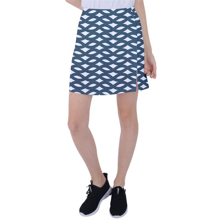 Lattice Pattern Tennis Skirt