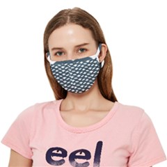 Lattice Pattern Crease Cloth Face Mask (adult) by GardenOfOphir