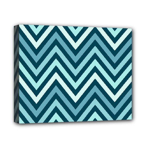 Chevron Vi Canvas 10  X 8  (stretched) by GardenOfOphir