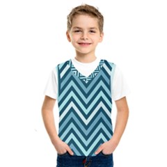 Chevron Vi Kids  Basketball Tank Top by GardenOfOphir