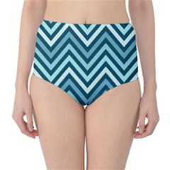 Chevron Vi Classic High-waist Bikini Bottoms by GardenOfOphir