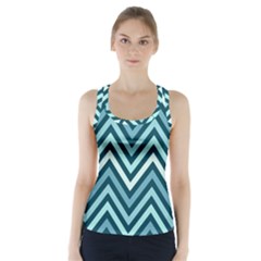 Chevron Vi Racer Back Sports Top by GardenOfOphir