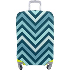 Chevron Vi Luggage Cover (large) by GardenOfOphir