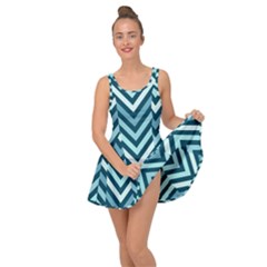 Chevron Vi Inside Out Casual Dress by GardenOfOphir