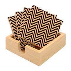 Chevron Vi Bamboo Coaster Set