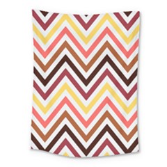 Chevron V Medium Tapestry by GardenOfOphir