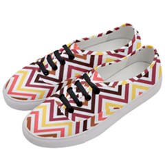 Chevron V Women s Classic Low Top Sneakers by GardenOfOphir