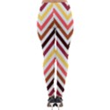 Chevron V Lightweight Velour Leggings View2