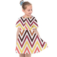 Chevron V Kids  Sailor Dress by GardenOfOphir