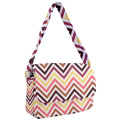 Chevron V Courier Bag by GardenOfOphir