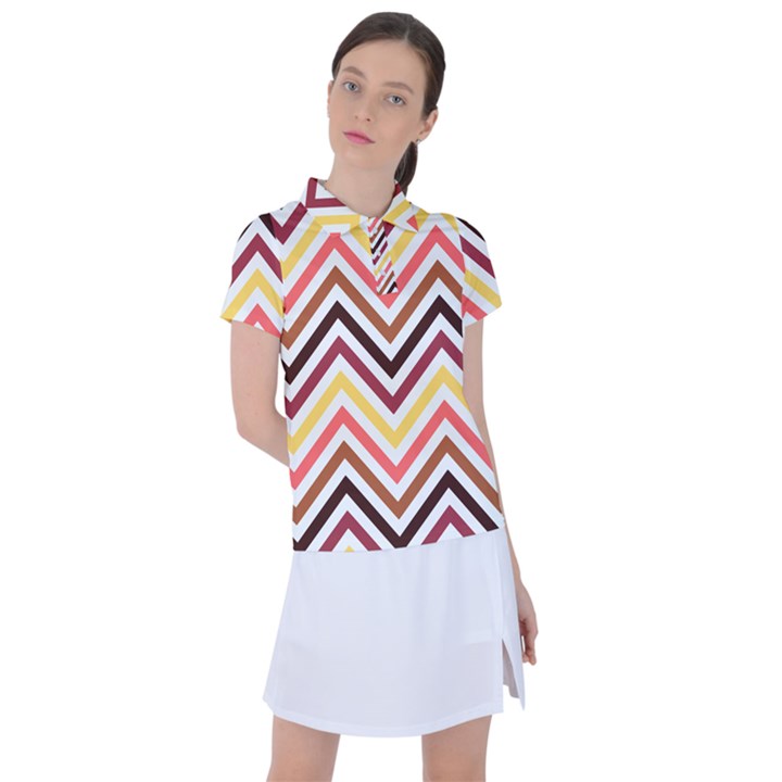 Chevron V Women s Polo Tee