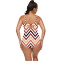 Chevron V Retro Full Coverage Swimsuit View4