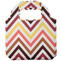 Chevron V Foldable Grocery Recycle Bag by GardenOfOphir