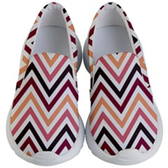 Chevron Iv Kids Lightweight Slip Ons by GardenOfOphir