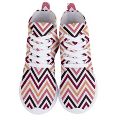 Chevron Iv Women s Lightweight High Top Sneakers by GardenOfOphir