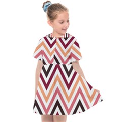 Chevron Iv Kids  Sailor Dress by GardenOfOphir