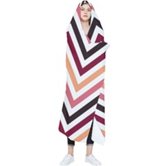 Chevron Iv Wearable Blanket by GardenOfOphir