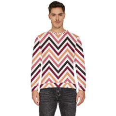 Chevron Iv Men s Fleece Sweatshirt by GardenOfOphir