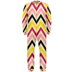 Chevron I Onepiece Jumpsuit (men) by GardenOfOphir