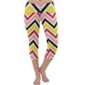 Chevron I Capri Yoga Leggings View1